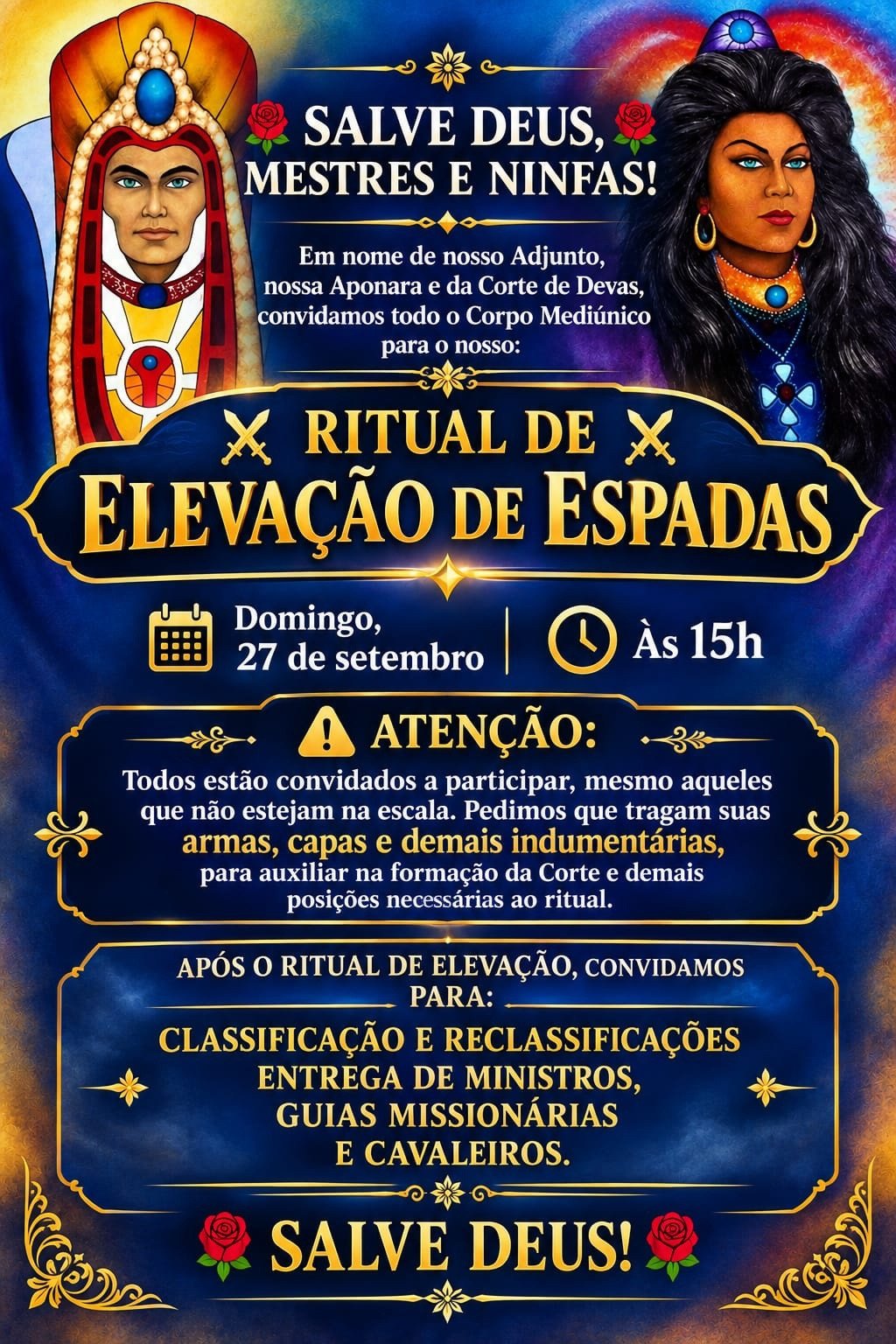 Elevação de Espadas - 27Set2025